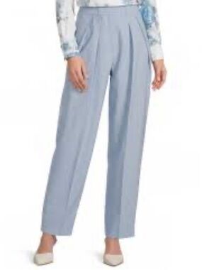 DKNY Women’s Light Blue Linen Pants 6